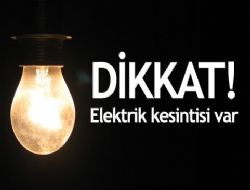 13 ilçede elektrik kesintisi