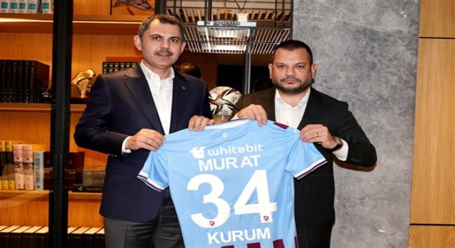 AK Parti nin İBB Başkan adayı Kurum dan Trabzonspor Başkanı Doğan’a ziyaret
