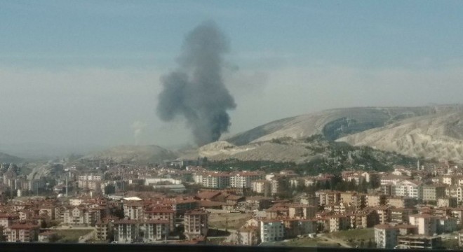 Beypazarı’nda tüp deposunda patlama