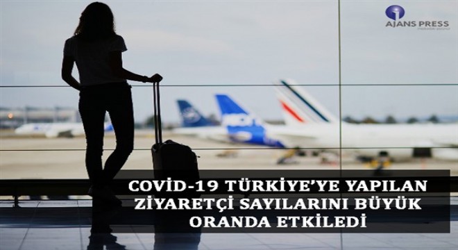 COVİD-19 Türkiye’ye yapılan ziyaretçi sayılarını büyük oranda etkiledi