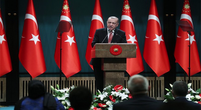 Cumhurbaşkanı Erdoğan, Kabine toplantısı sonrası millete seslendi
