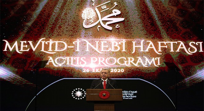 Cumhurbaşkanı Erdoğan, Mevlid-i Nebi Haftası açılış programında konuştu