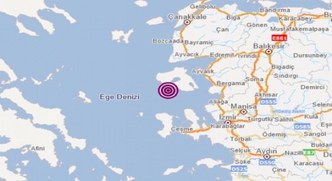 İzmir de deprem