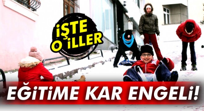 Okullar tatil mi? (26 ARALIK) Okullar tatil edildi mi? Türkiye de okullara kar tatili