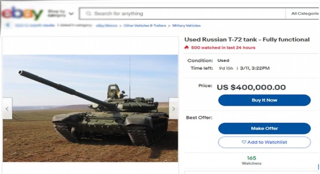 Ukraynalılar, Rus tanklarını satıyor