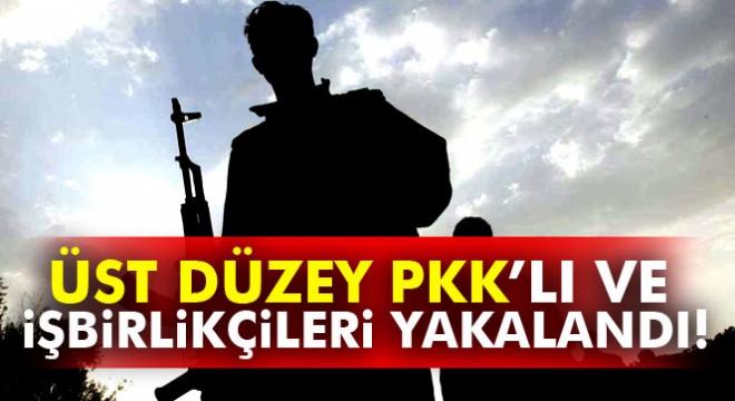 Üst düzey PKK’lı ve işbirlikçileri yakalandı