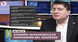 Aydemir: Muhasebeciler ekonominin belkemiğidirler