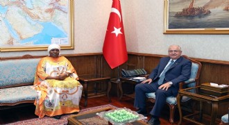 Bakan Güler, Nijer'in Ankara Büyükelçisi Gazibo ile görüştü