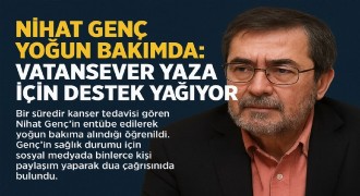 Türk Milletinin kalbi Nihat Genç şifa bulsun diye atıyor